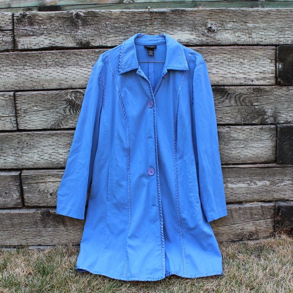 LANE BRYANT LUXURY FEEL LIGHT WEIGHT TRENCH  COAT - Picture 1 of 15